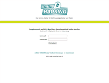Tablet Screenshot of online-hausing.de